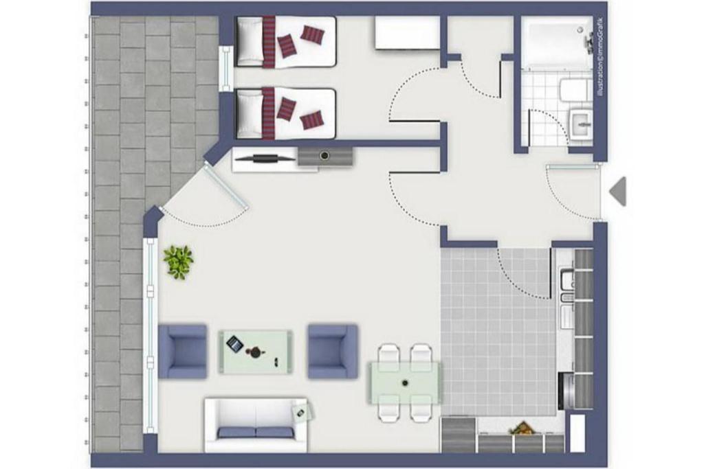 Strandhotel Wohnung 43 Dahme  Zewnętrze zdjęcie